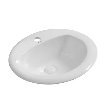 Раковина врезная на столешницу MIXXUS PREMIUM TOPPER-1602 515х460х200mm (отверстие под смеситель, перелив) (MP6572)