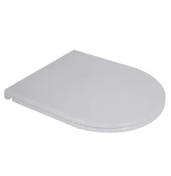 Сидіння-кришка для унітазу MIXXUS PREMIUM SEAT COVER ELLIPSE-WAVE-2001 428х361х50mm дюропластове швидкознімне з мікроліфтом (MP6610)