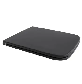 Сидение-крышка для унитаза MIXXUS PREMIUM SEAT COVER QUADRO-DIVERSE-2001 BLACK 448х357х37mm дюропластовое быстросъемное с микролифтом (MP6614)