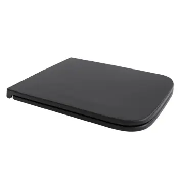 Сидение-крышка для унитаза MIXXUS PREMIUM SEAT COVER QUADRO-2001 BLACK 427х344х39mm дюропластовое быстросъемное с микролифтом (MP6616)