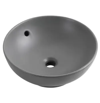 Раковина накладная MIXXUS PREMIUM TOPPER-0201 GRAY 410x410x165mm (перелив) (MP6649)