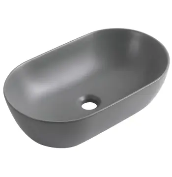 Раковина накладна MIXXUS PREMIUM ELLIPSE-0109 GRAY 500x300x140mm (MP6653)