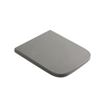 Сидіння-кришка для унітазу MIXXUS PREMIUM SEAT COVER QUADRO-2004 GRAY 425х358х32mm дюропластове швидкознімне з мікроліфтом (MP6686)