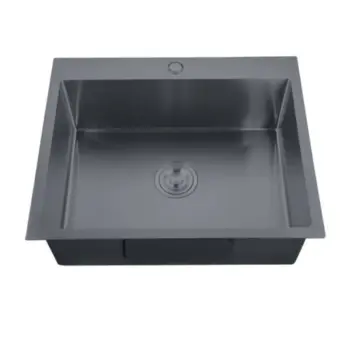 Мийка Zerix ZH5045-215 Nano-Black (3.0/0.8) з нерж. сталі (MX1580)