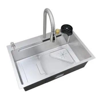 Мойка со встроенным смесителем MIXXUS PREMIUM MH7246-SET-01.SUS304 из нерж. стали SUS304 (Цвет нерж) (MX1697)