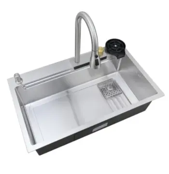 Мойка Mixxus Premium MH7545-SET-03.SUS304 со встроенным смесителем (MX1699)