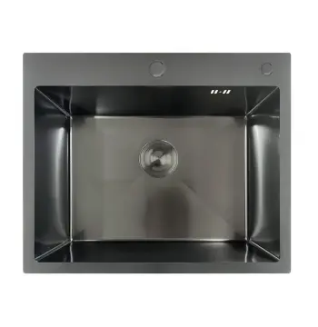 Мийка з нерж. сталі MIXXUS MH6050 DECOR GRAPHITE(3.0/0.8) (Колір графіт) (MX1934)