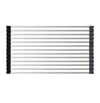 Коврик-сушилка для посуды MIXXUS RAC-01.SUS BLACK на мойку из нерж. стали SUS304 (Цвет черный) (MX1945)