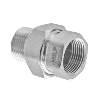 Згін американка Nolf NFC.511-08 - 3/4" прямий нікельований (NF3231)