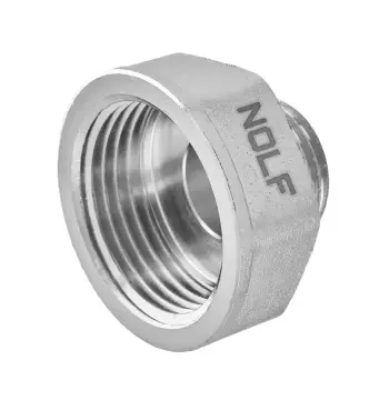 Переходник Nolf NFC.A0610-N-1"Fx1/2"M никелированный (NF3287)