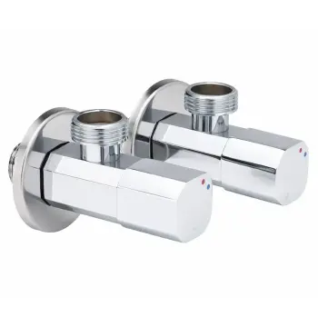 Кран кульовий для підключення сантехприладів Sanlux ST-501 - 1/2"x1/2" (SL2928)