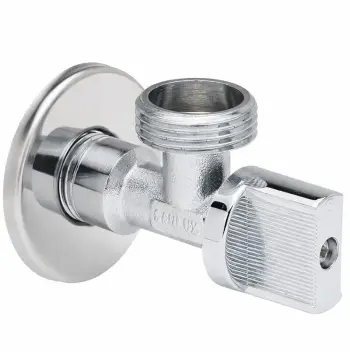 Кран кульовий для підключення сантехприладів Sanlux ST-80 - 1/2"x3/4" (SL2931)