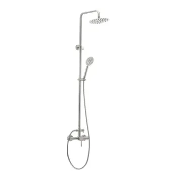 Душевая колонна со смесителем MIXXUS SUS-003-J из нержавеющей стали без излива (SS0020)