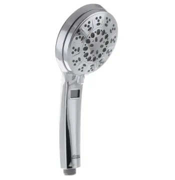 Ручная лейка для душа Storm SH-02-G10M5-LED-LCD хромированная пластиковая, 5 режимов (ST0003)