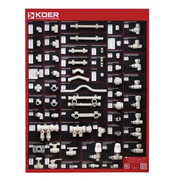 Стенд выставочный Koer PPR (фитинг и трубы)