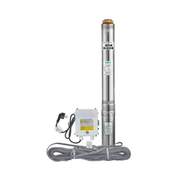 Насос свердловинний відцентровий Taifu 4STM 12/12+2M +пульт Н=75м, Q=16,2м3, P=2200Вт, каб.2м, 2" (TF3403)