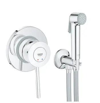 Набор 2 в 1 для туалета Grohe BauClassic (к-кт гиг.душа, смеситель прих.монтажа) (UA2904800S)