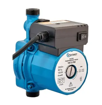Насос підвищення тиску Vodomet GRS 12/9W (з гайками, обм. мідь) (VO4192)