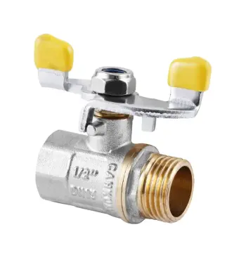 Кран кульовий СК 1/2" ГШМ YELLOW ART.607 (WP0074)