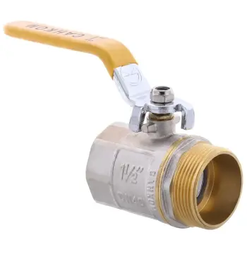 Кран кульовий СК 1 1/2" ГШВ YELLOW ART.607 (WP0083)