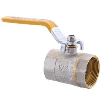 Кран кульовий СК 1 1/2" ГГВ YELLOW ART.602 (WP0084)