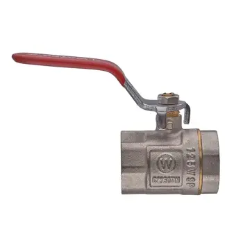Кран кульовий ГГВ, ручка "важіль" червона Waterpro WP602-25FFL - 1" FFL (WP0137)
