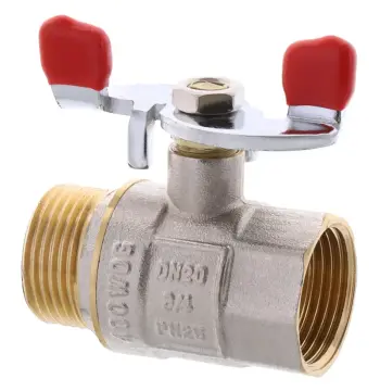 Кран кульовий Waterpro 3/4" ГШМ (сталева метелик) (WP2908)