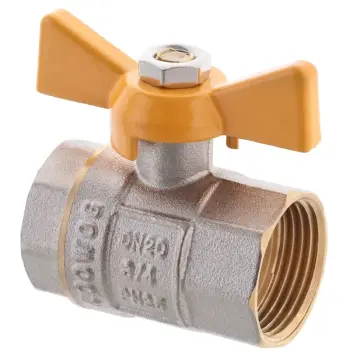 Кран кульовий СК 3/4" ГГМ YELLOW art. 602 (WP2918)