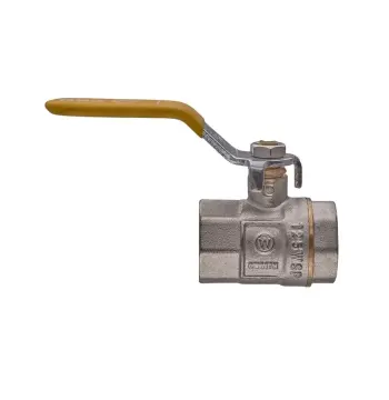 Кран кульовий Waterpro WP602-20FFL-Y - 3/4" FFL ГГВ YELLOW, ручка "важіль" жовта (WP2930)