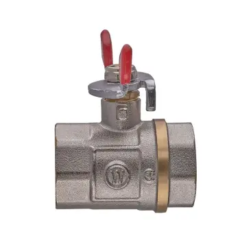 Кран кульовий Waterpro WP602-25FFW - 1" ГГМ (сталевий метелик) (WP3292)