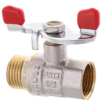 Кран шаровый Waterpro WP607-15FMW - 1/2" ГШБ (стальная бабочка) (WP3293)