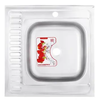 Мойка кухонная Zerix Z6060R-04-160E (Satin) (ZM0576)