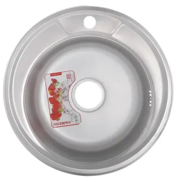 Мийка Zerix Z490-08-180E (Satin) (ZM0582)