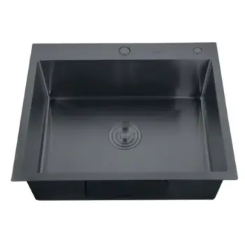 Мойка с диспенсером и сушилкой для посуды Zerix ZH6050B-215 (3.0/1.0) PVD-Black (ZM5563)