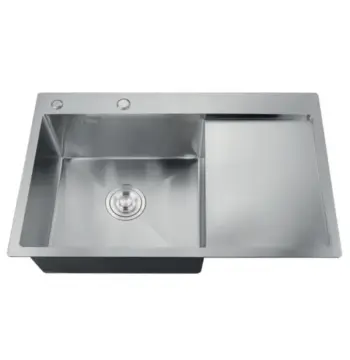 Мойка Zerix ZH7849LS-215 (3.0/1.0) Satin с диспенсером и сушилкой для посуды (ZM5566)