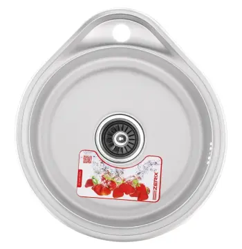 Мийка кухонна Zerix Z4843-06-160E (Satin) (ZS0566)