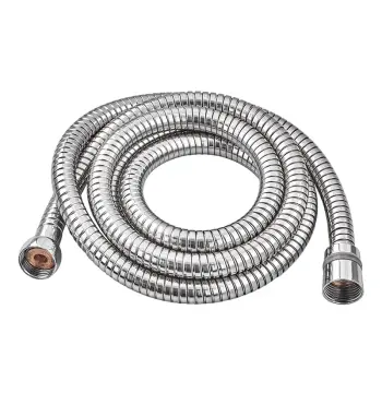 Шланг для душа CHAMPION ChrF01 Chr.F01 из нержавеющей стали, растяжной 175 см, хромированный (ZX0150)