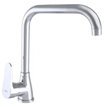 Смеситель для кухни высокий Zerix SOP7 146 хром с гибкой подводкой (ZX0192)