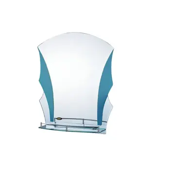 Зеркало настенное Zerix Z755-7 600х500 мм с полкой (ZX0313)