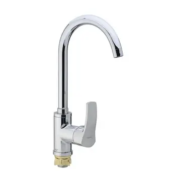 Однорычажный смеситель для кухни Zerix SAR 279 хром с высоким поворотным изливом (ZX0412)