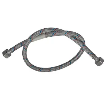 Гнучкий шланг для підключення води гайка 1/2'' - гайка 1/2'' (180 см) Zerix (ZX1557)