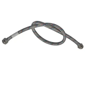 Гнучкий шланг для підключення води гайка 1/2'' - Штуцер 1/2'' (100 см) Zerix (ZX1565)