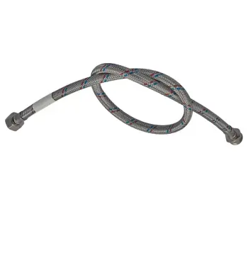 Гнучкий шланг для підключення води гайка 1/2'' - Штуцер 1/2'' (180 см) Zerix (ZX1568)