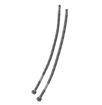 Гнучкі шланги для змішувача гайка 1/2'' - Штуцер M10 (150 см) 2 шт Zerix (ZX1578)