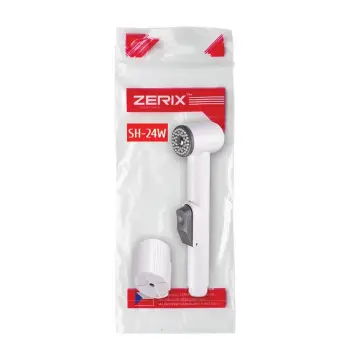 Лейка гигиеническая ZERIX SH-24W SH-24.W белая глянцевая с латунной внутренней трубкой (ZX2731)