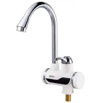 Водонагреватель 3,3 kW проточный ZERIX ELW02-EP с индик. темп., УЗО, на мойку (ZX2749)