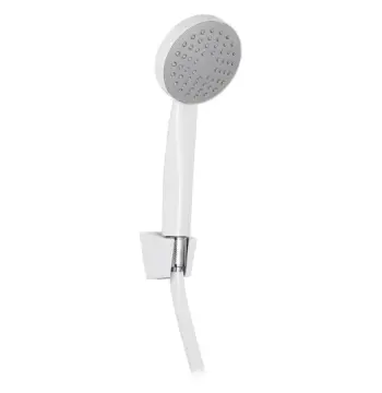 Душовий набір ZERIX SHOWER SET-02W пластиковий білий матовий зі шлангом 150 см (ZX3096)