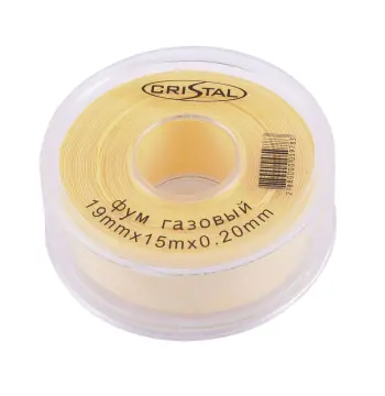 Фум лента тефлоновая PROFI S-1204 (19*15*0,20) ГАЗОВАЯ CRISTAL