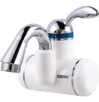 Водонагреватель настенный 3 kW проточный ZERIX ELW05-2W короткий излив (ZX3237)