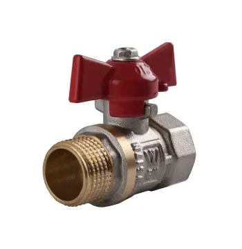 Кран кульовий прямий WATER VALVE 3/4″ ЗВ КБ NV-V Q002